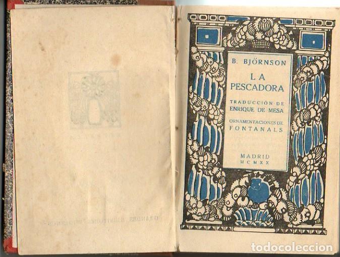 Libros: LA PESCADORA. - BJORNSON, Bjornstjerne. - Foto 1
