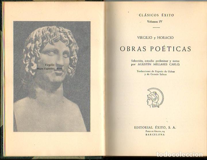 Libros: OBRAS POETICAS. - VIRGILIO. HORACIO. - Foto 1