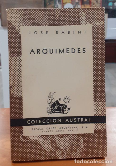 Libros: Arqu&iacute;medes - BABINI, JOS&Eacute; - Foto 1
