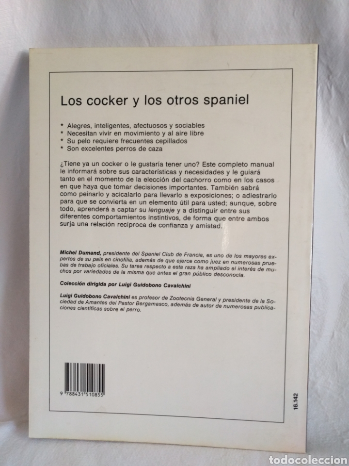 Libros: Los cocker y los otros spaniel Michel dumand editorial de Vecchi. - Foto 2
