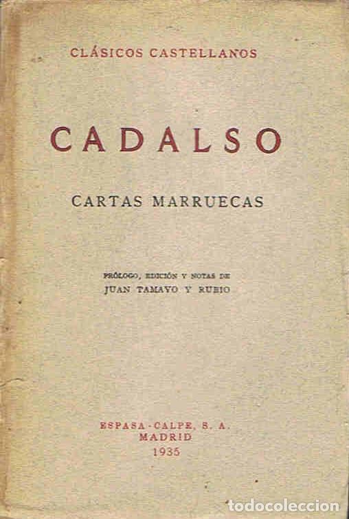 Libros: CARTAS MARRUECAS - Cadalso. Jos&Atilde;&copy; - Foto 1