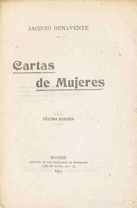 Libros: CARTAS DE MUJERES - Benavente. Jacinto - Foto 1