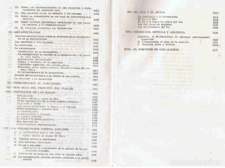 Libros: OBRAS COMPLETAS. Vol. I (de 2) - Freud. Sigmund - Foto 4