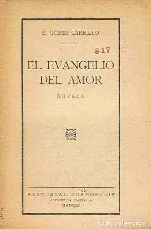 Libros: EL EVANGELIO DEL AMOR - G&Atilde;&sup3;mez Carrillo. E - Foto 1