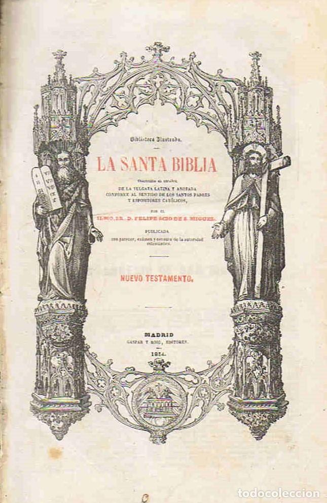 Libros: La Santa Biblia. NUEVO TESTAMENTO - AA.VV. - Foto 1
