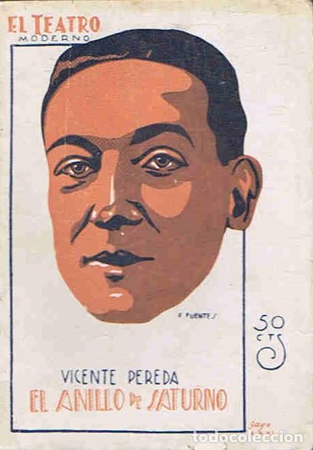Libros: EL ANILLO DE SATURNO. Comedia en tres actos - Pereda. Vicente de - Foto 1