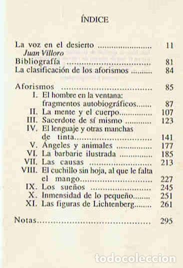 Libros: AFORISMOS. - Lichtenberg. Georg Christoph - Foto 2