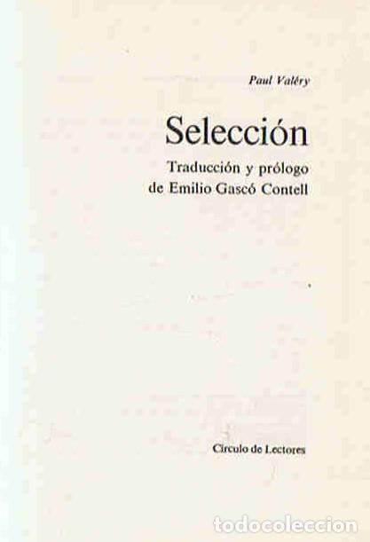 Libros: SELECCI&Atilde;�N - Val&Atilde;&copy;ry. Paul - Foto 1