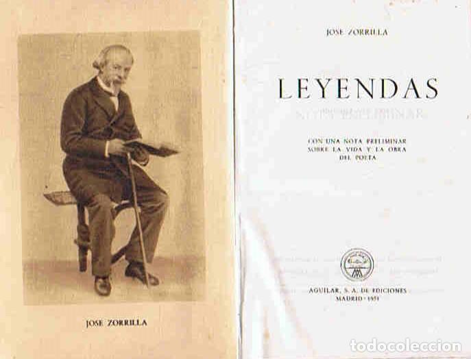 Libros: LEYENDAS. - Zorrilla. Jos&Atilde;&copy; - Foto 1