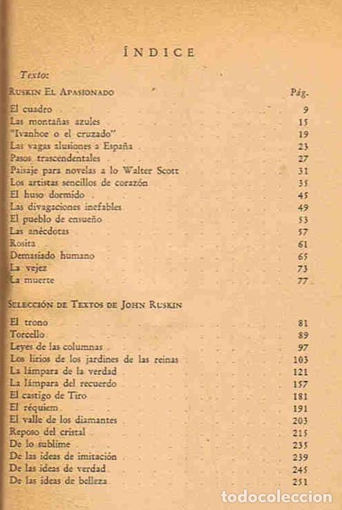 Libros: JOHN RUSKIN - G&Atilde;&sup3;mez de la Serna. Ram&Atilde;&sup3;n - Foto 3