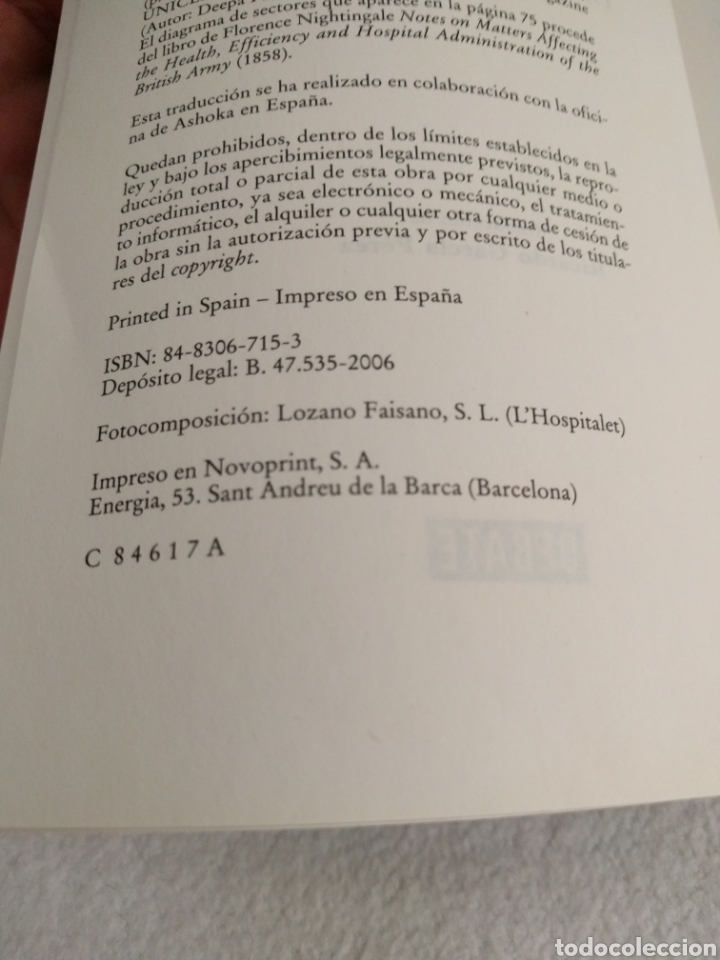 Libros: C&oacute;mo cambiar el mundo los emprendedores sociales y el poder de las nuevas ideas David bornstein. - Foto 4