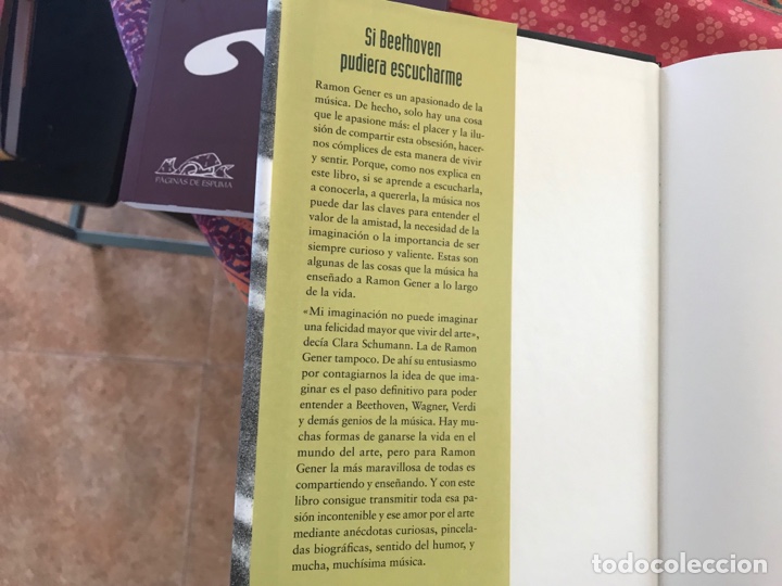 Libros: Si Beethoven pudiera escucharme. Ram&oacute;n Gener. C&iacute;rculo de lectores - Foto 5