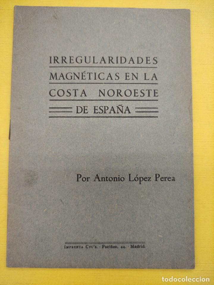 Libros: Irregularidades Magn&eacute;ticas en la Costa Noroeste de Espa&ntilde;a - Foto 1