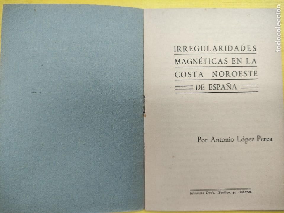 Libros: Irregularidades Magn&eacute;ticas en la Costa Noroeste de Espa&ntilde;a - Foto 3