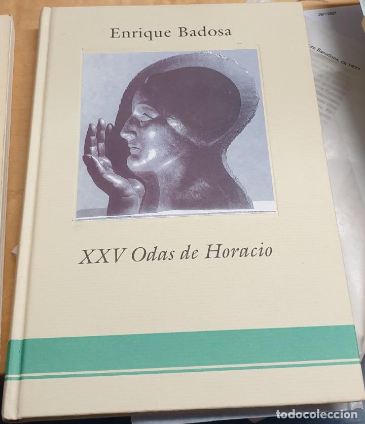 Libros: XXV Odas de Horacio - BADOSA, ENRIQUE - Foto 1