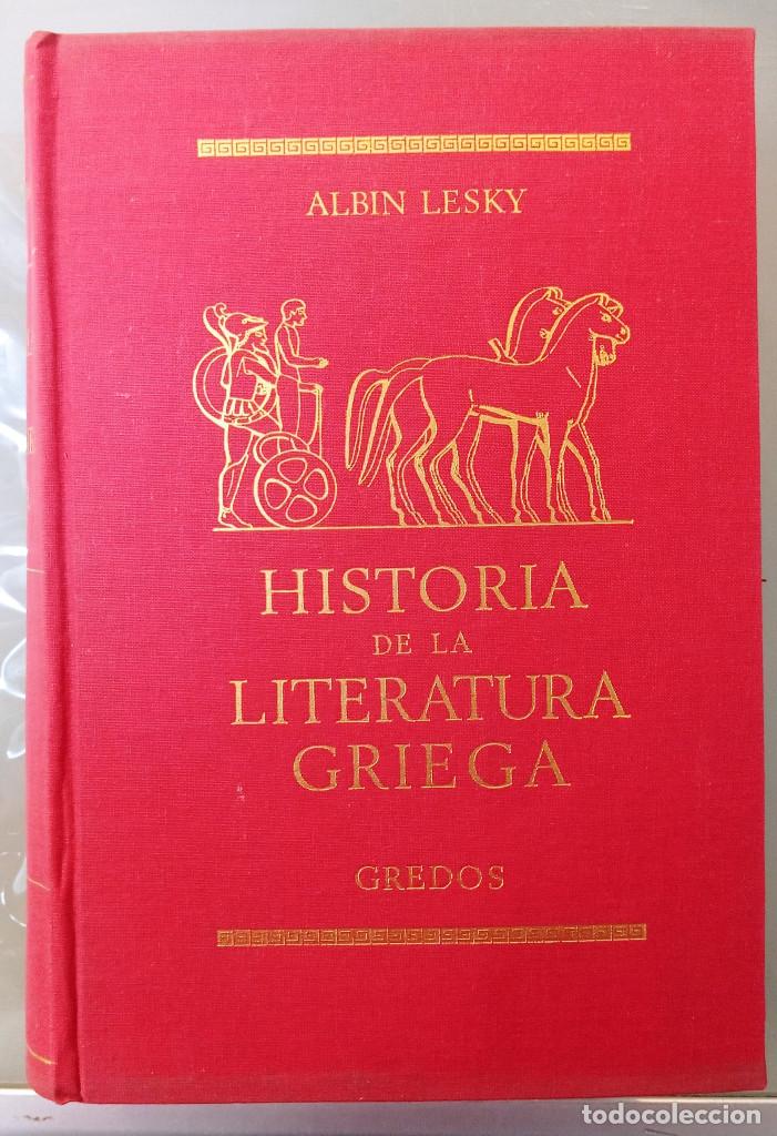 Historia De La Literatura Griega. Albin Lesky. - Vendido En Venta ...