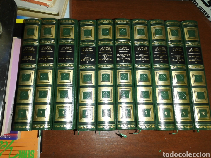 Libros: Lo mejor de Alejandro Dumas ( 10 tomos) edici&oacute;nes nauta - Foto 1