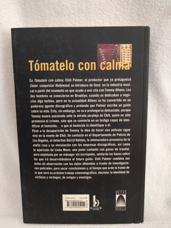 Libros: Elmore Leonard t&oacute;matelo con calma ediciones b. - Foto 2