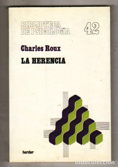 Libros: HERENCIA - LA - ROUX, CHARLES - Foto 2