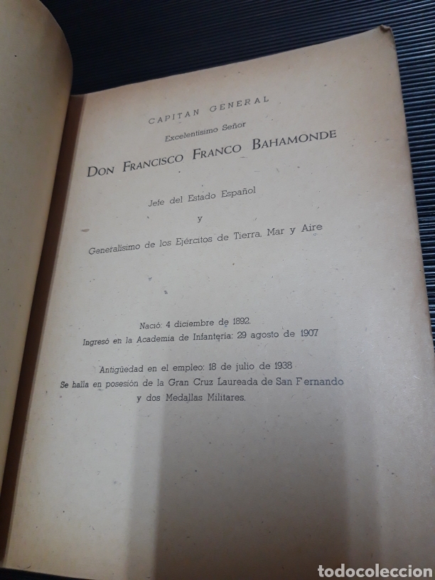 Libros: Infanteria Escala activa complementaria y auxiliar 1948 Ministerio del Ej&eacute;rcito - Foto 4