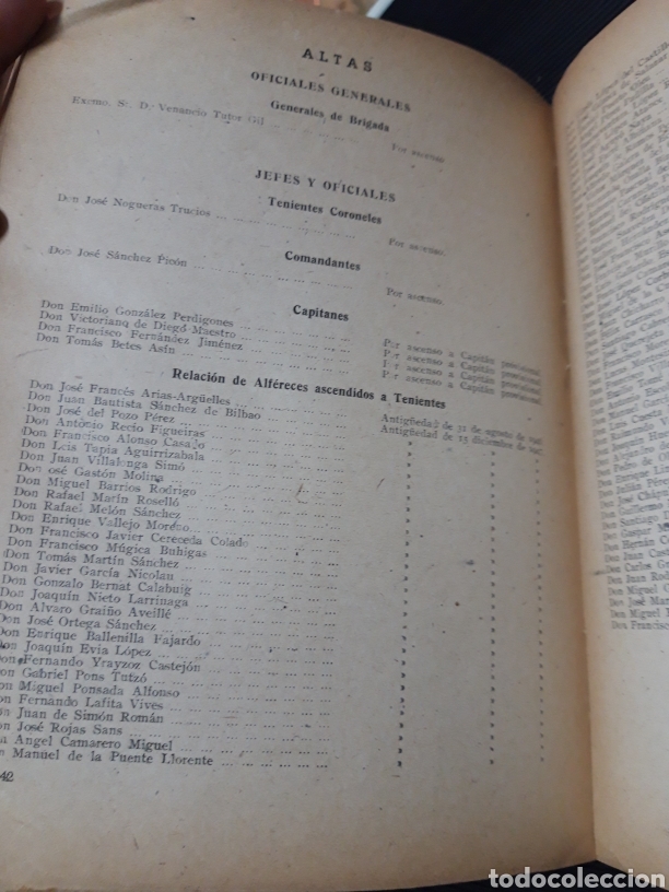 Libros: Infanteria Escala activa complementaria y auxiliar 1948 Ministerio del Ej&eacute;rcito - Foto 8