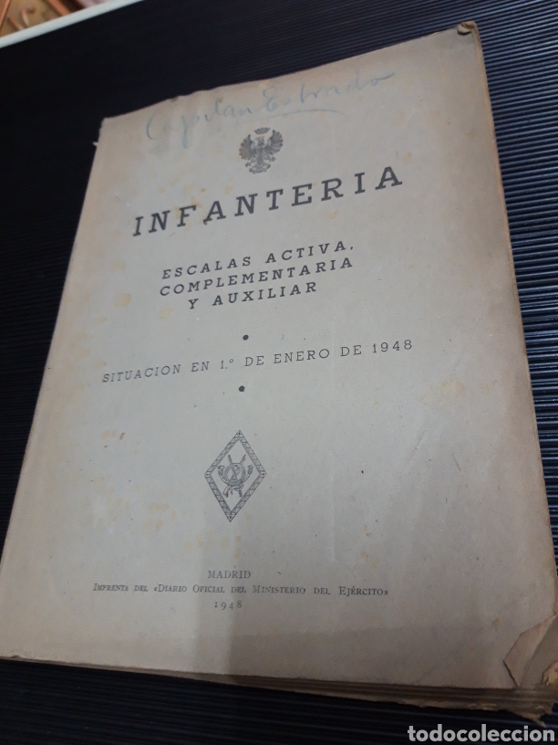 Libros: Infanteria Escala activa complementaria y auxiliar 1948 Ministerio del Ej&eacute;rcito - Foto 1