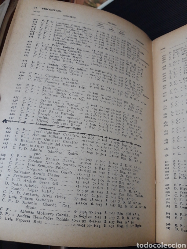 Libros: Infanteria Escala activa y complementaria 1942 Ministerio del Ej&eacute;rcito - Foto 3