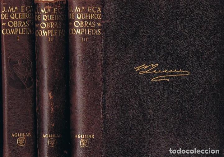 Libros: OBRAS COMPLETAS. 3 Tomos. - E&Atilde;&sect;a de Queiroz. Jos&Atilde;&copy; M.&Acirc;&ordf; - Foto 4