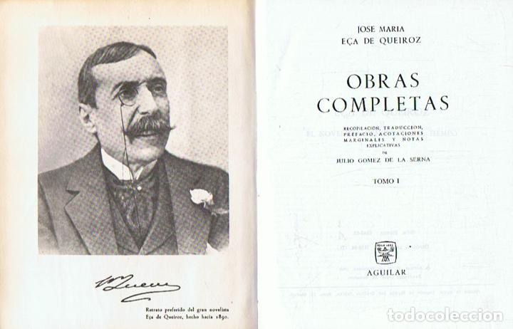 Libros: OBRAS COMPLETAS. 3 Tomos. - E&Atilde;&sect;a de Queiroz. Jos&Atilde;&copy; M.&Acirc;&ordf; - Foto 1