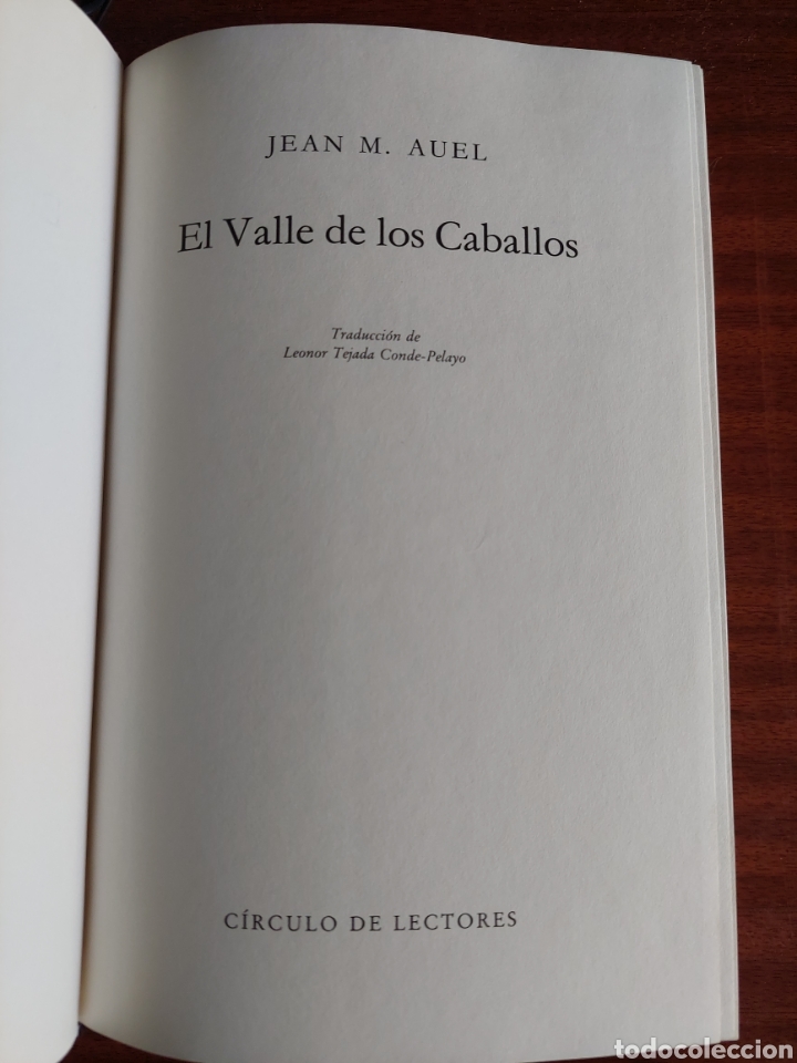 Libros: El valle de los caballos - Jean M. Auel - Foto 1