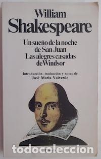 Libros: Un sue&ntilde;o de la noche de San Juan / Las alegres casadas de Windsor - William Shakespeare - Foto 1