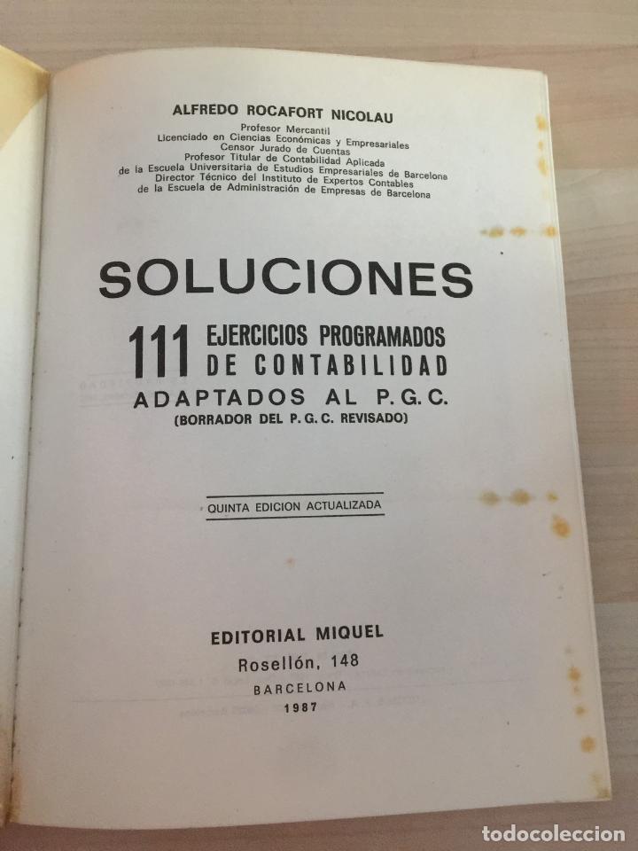 Libros: Contabilidad 111 ejercicios programados - Alfredo Rocafort - Foto 4