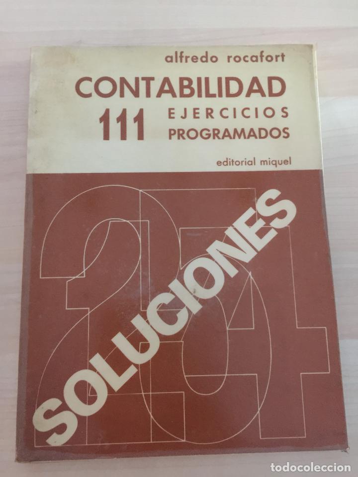 Libros: Contabilidad 111 ejercicios programados - Alfredo Rocafort - Foto 1