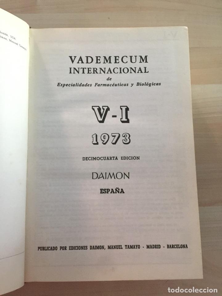Libros: V-I Vademecum internacional 1973 - Foto 2