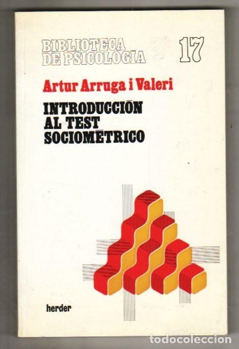 Libros: INTRODUCCION AL TEST SOCIOMETRICO - ARRUGA I VALERI, ARTUR - Foto 1