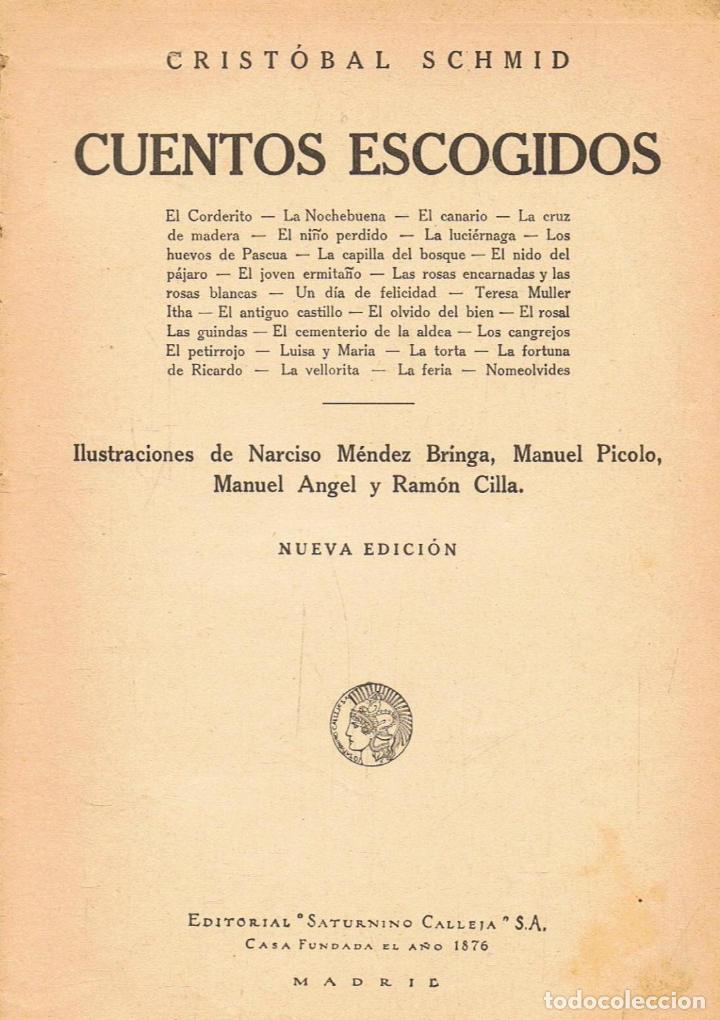 Libros: Schmid. Cristobal - CUENTOS ESCOGIDOS. - Foto 2