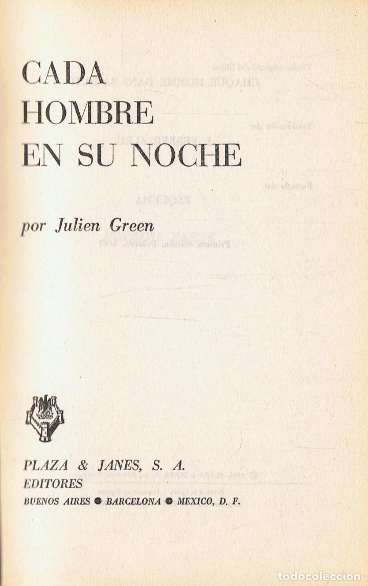 Libros: Green. Julien - CADA HOMBRE EN SU NOCHE - Foto 1