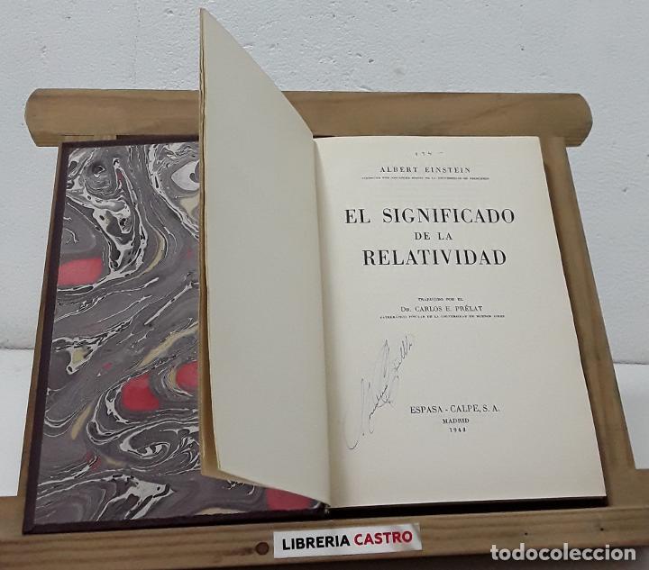 Libros: El significado de la relatividad - Albert Einstein - Foto 1