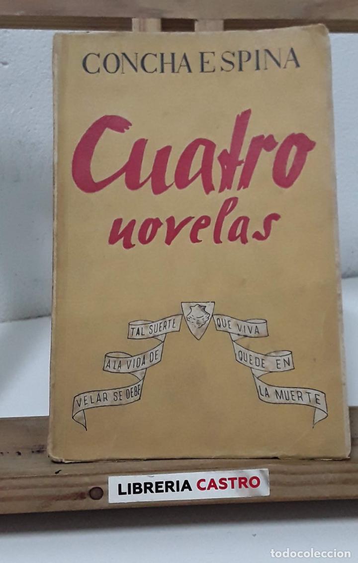 Libros: Cuatro novelas. El Dios de los ni&ntilde;os - Concha Espina - Foto 1
