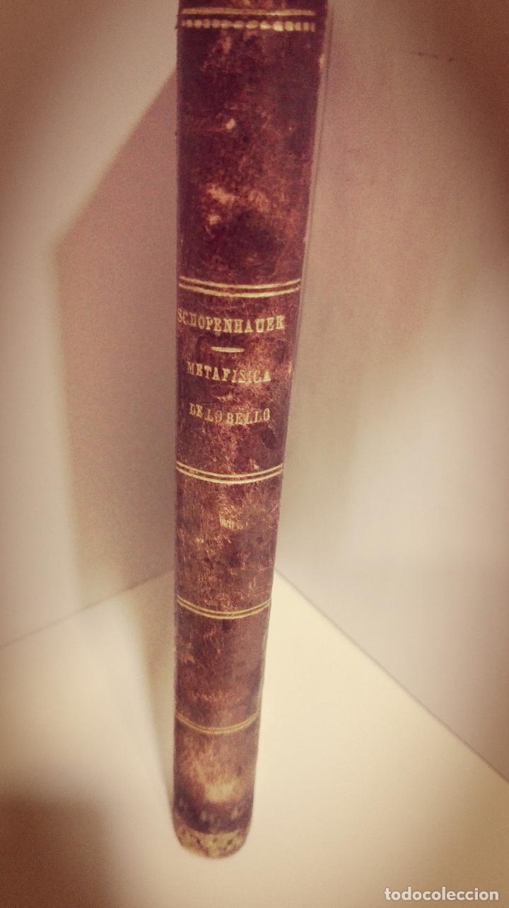 Libros: METAFISICA DE LO BELLO Y ESTETICA - Schopenhauer, A. - Foto 1