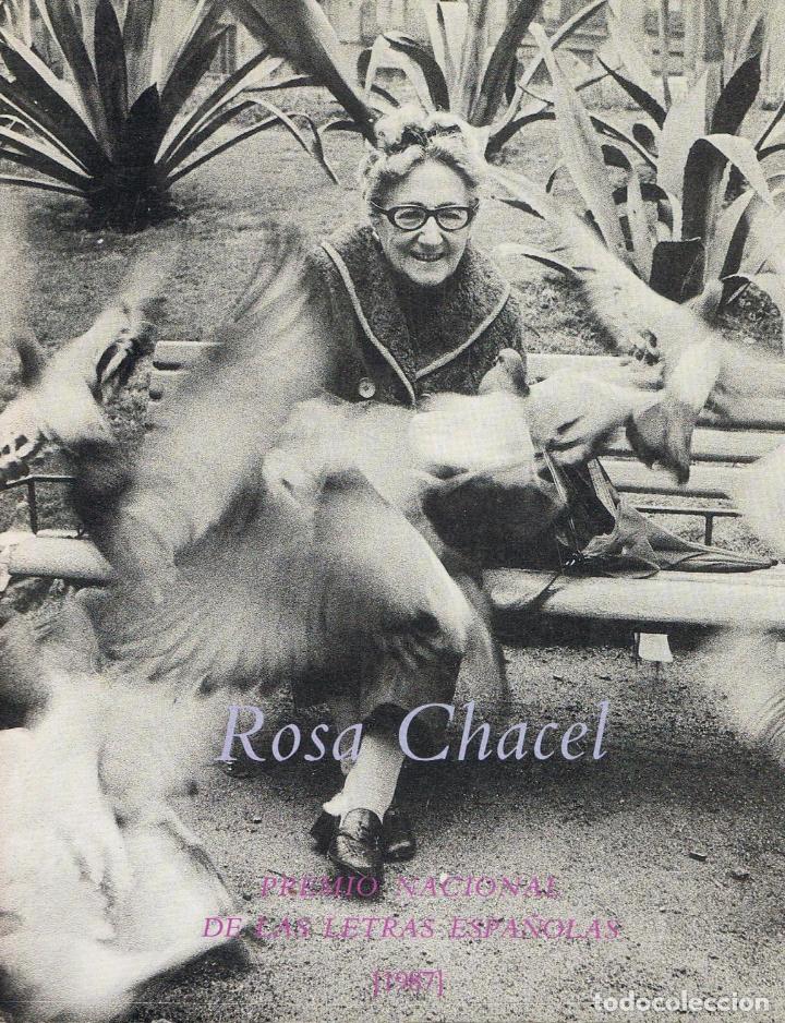 Libros: AA.VV - ROSA CHACEL. Premio Nacional de las Letras Espa&Atilde;&plusmn;olas.(1987). - Foto 1