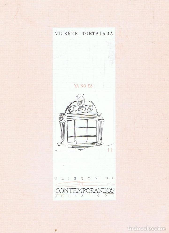 Libros: Tortajada. Vicente - YA NO ES. Poes&Atilde;&shy;a - Foto 1