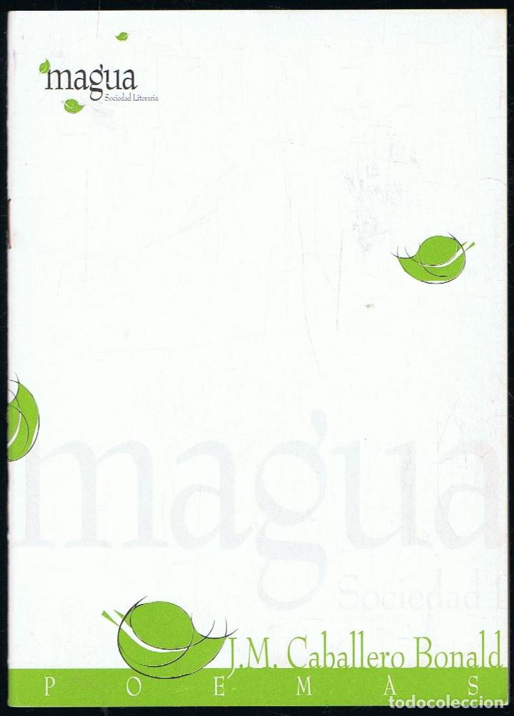 Libros: Caballero Bonald. J. M - POEMAS - Foto 1