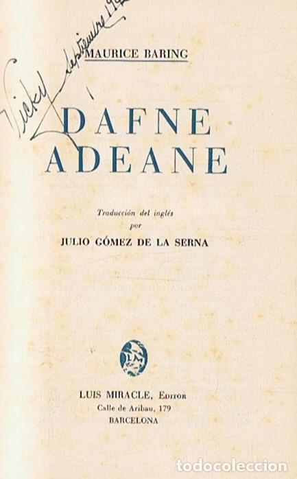 Libros: DAFNE ADEANE. - Baring. Maurice, - Foto 1