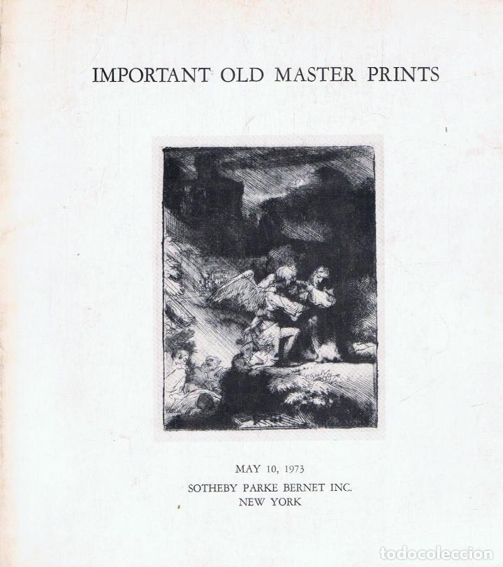 Libros: Cat&Atilde;&iexcl;logo - IMPORTANT OLD MASTER PRINTS - Foto 1
