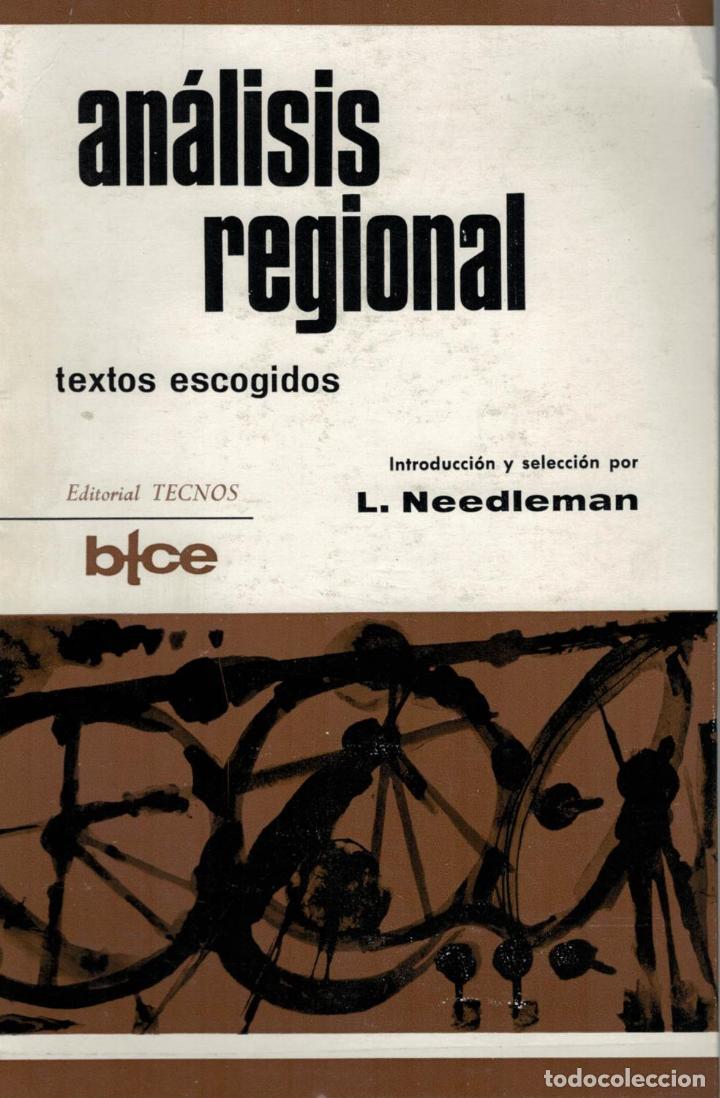 Libros: Needleman, L. - AN&Atilde;�LISIS REGIONAL. Textos escogidos. - Foto 1