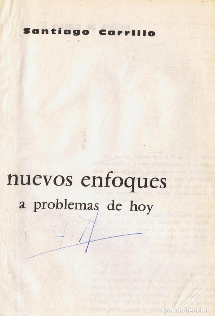Libros: Carrillo. Santiago - NUEVOS ENFOQUES A PROBLEMAS DE HOY. - Foto 1