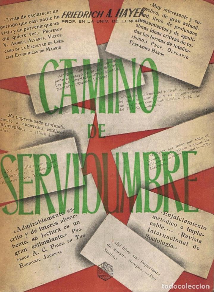 Libros: Hayek. Friedrich A - CAMINO DE SERVIDUMBRE - Foto 1
