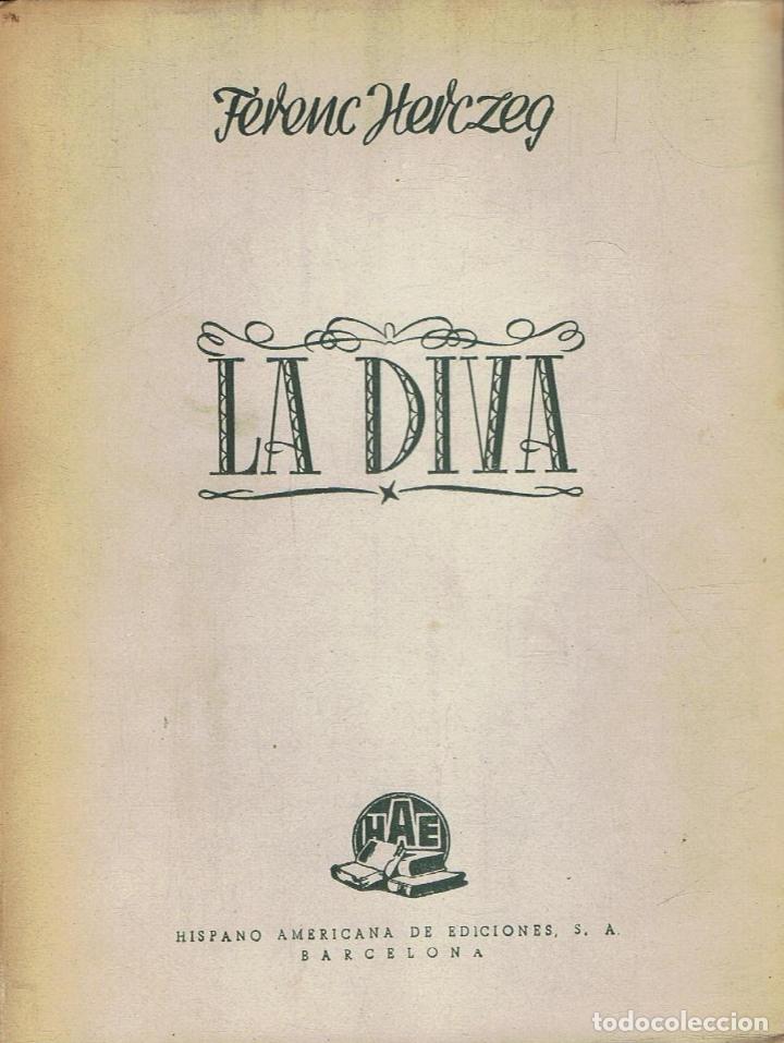 Libros: Herczeg. Ferenc - LA DIVA - Foto 1
