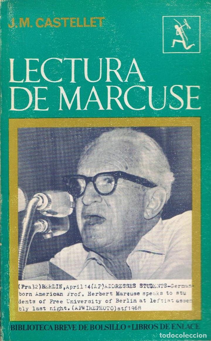 Libros: Castellet. J. M. - LECTURA DE MARCUSE - Foto 1